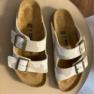 Army Birkenstock sandles